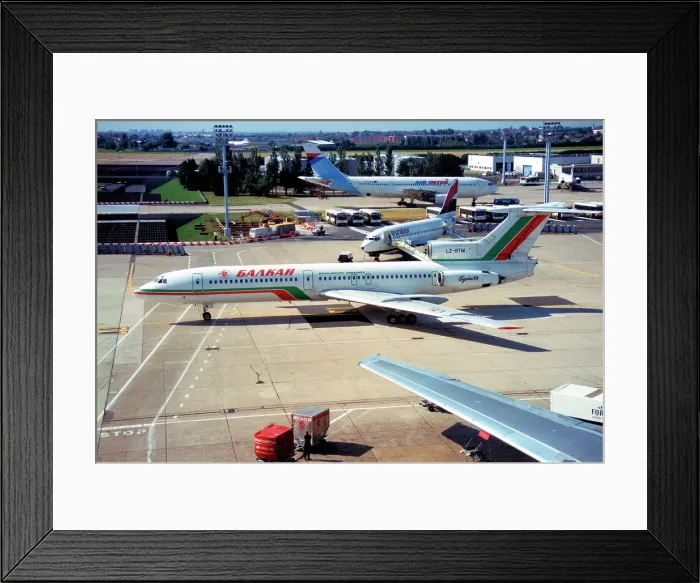 Framed Print : Tupolev Tu-154B LZ-BTM Framed Print : Tupolev Tu-154B LZ-BTM