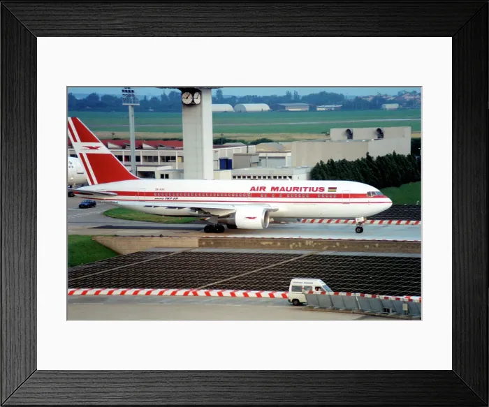 Framed Print : Boeing 767-23BER 3B-NAK City of Curepipe Framed Print : Boeing 767-23BER 3B-NAK City of Curepipe