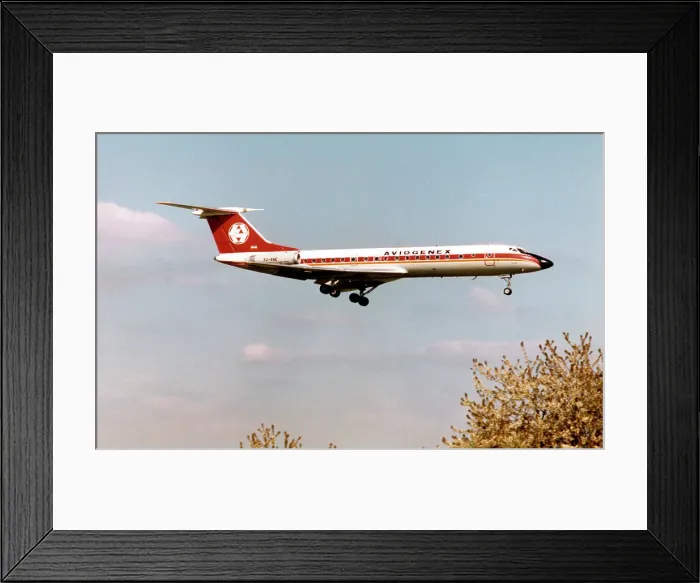 Framed Print : Tupolev Tu-134A-3 YU-ANE Framed Print : Tupolev Tu-134A-3 YU-ANE