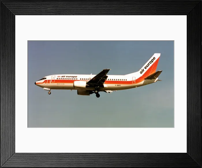 Framed Print : Boeing 737-3S3 G-BNPC Framed Print : Boeing 737-3S3 G-BNPC