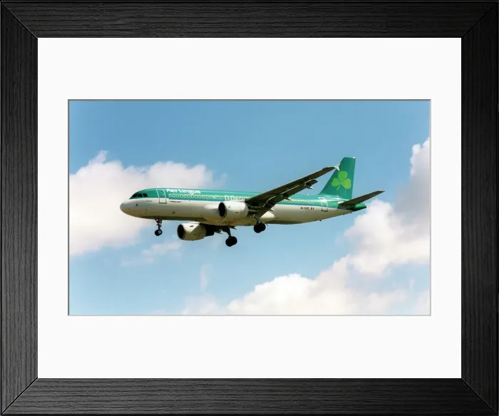 Framed Print : Airbus A320-214 EI-CVC Framed Print : Airbus A320-214 EI-CVC