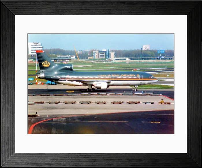 Framed Print : Lockheed L-1011-500 TriStar JY-AGD Framed Print : Lockheed L-1011-500 TriStar JY-AGD