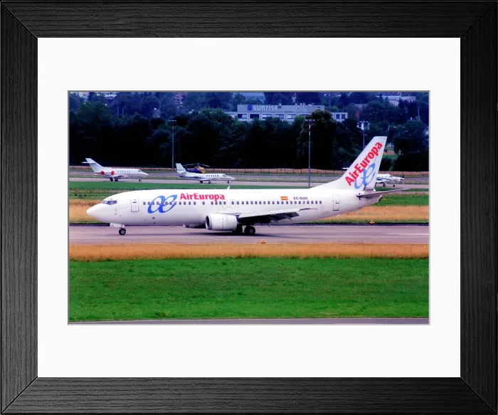 Framed Print : Boeing 737-4Q8 EC-GUO Framed Print : Boeing 737-4Q8 EC-GUO