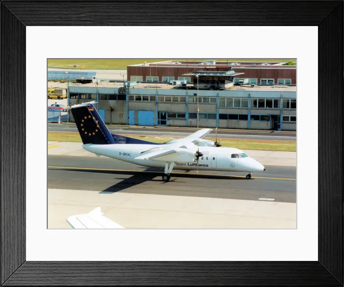 Framed Print : de Havilland Canada DHC-8-202 D-BHAL Framed Print : de Havilland Canada DHC-8-202 D-BHAL