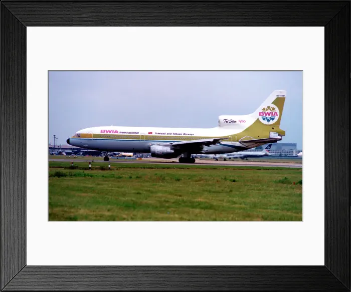 Framed Print : Lockheed L-1011-500 TriStar N3140D Sunjet St. Lucia Framed Print : Lockheed L-1011-500 TriStar N3140D Sunjet St. Lucia