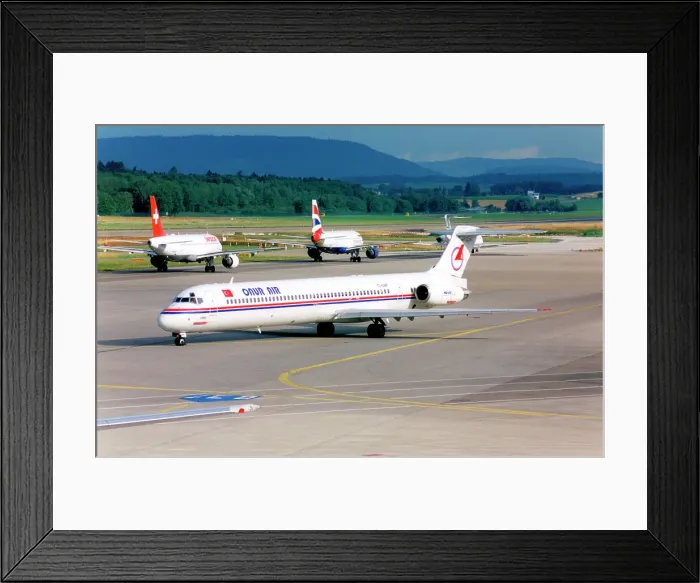Framed Print : McDonnell Douglas MD-88 TC-ONP Esra Framed Print : McDonnell Douglas MD-88 TC-ONP Esra