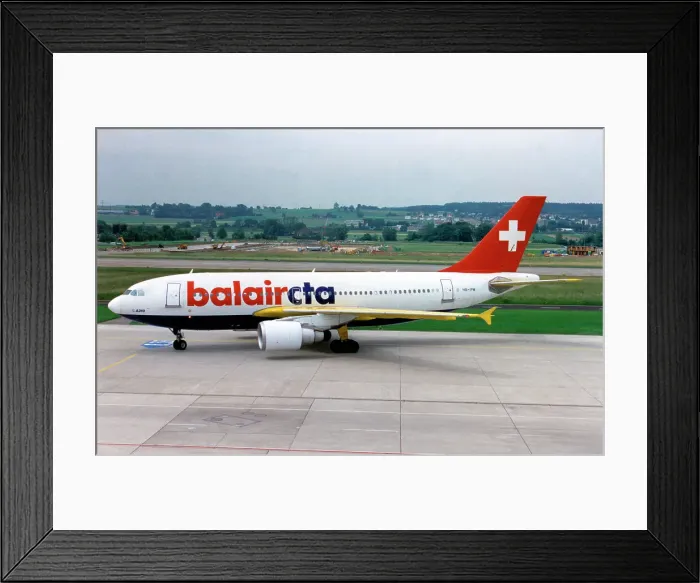 Framed Print : Airbus A310-325 HB-IPM Framed Print : Airbus A310-325 HB-IPM