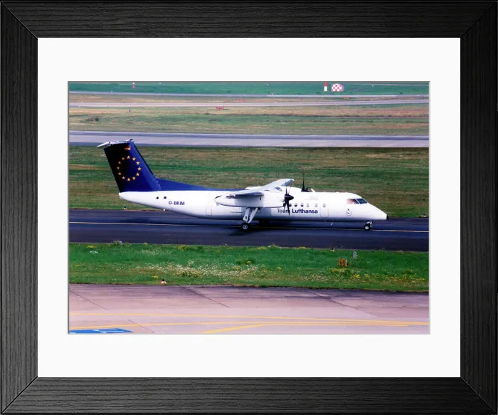 Framed Print : de Havilland Canada DHC-8-314 D-BKIM Framed Print : de Havilland Canada DHC-8-314 D-BKIM