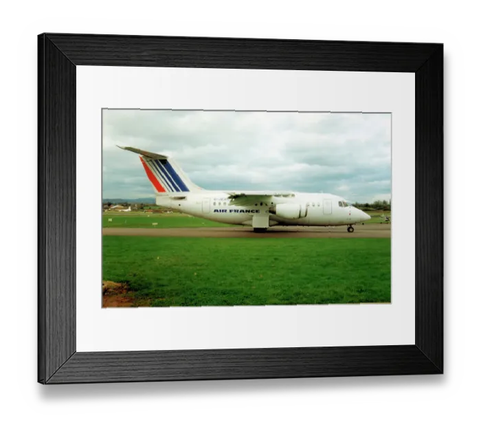 Framed Print : BAe 146-100 G-JEAO Framed Print : BAe 146-100 G-JEAO