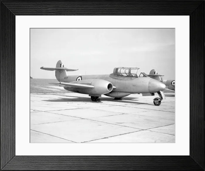 Framed Print : Gloster Meteor T.7 WA741 Framed Print : Gloster Meteor T.7 WA741