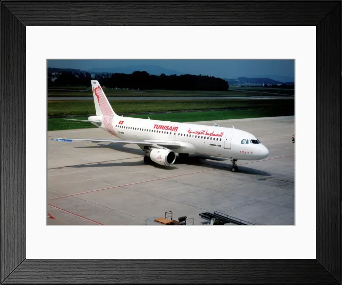 Framed Print : Airbus A320 TS-IMM Framed Print : Airbus A320 TS-IMM