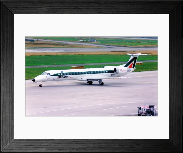 Framed Print : Embraer ERJ-145LR I-EXMA Framed Print : Embraer ERJ-145LR I-EXMA