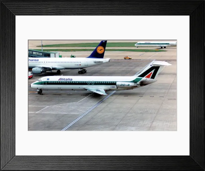 Framed Print : McDonnell Douglas DC-9 I-DIBR