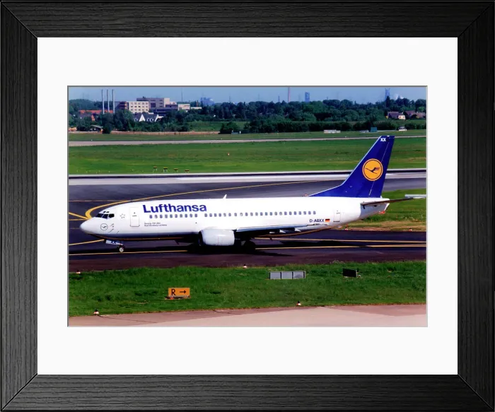 Framed Print : Boeing 737-300 D-ABXX Bad Homburg v.d. Höhe Framed Print : Boeing 737-300 D-ABXX Bad Homburg v.d. Höhe