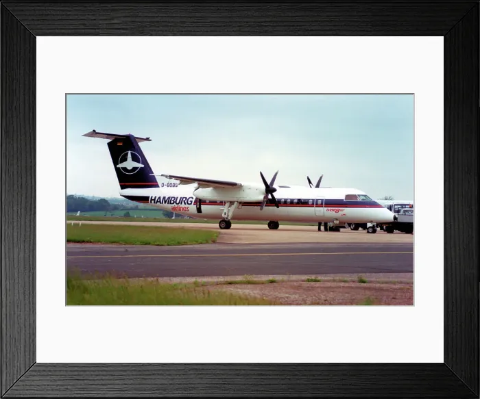 Framed Print : de Havilland Canada DHC-8 D-BOBS Framed Print : de Havilland Canada DHC-8 D-BOBS