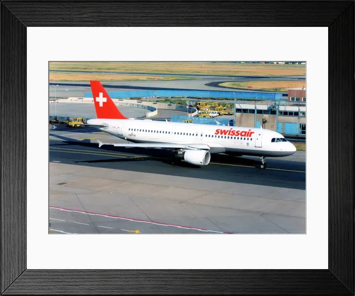 Framed Print : Airbus A320 HB-IJR