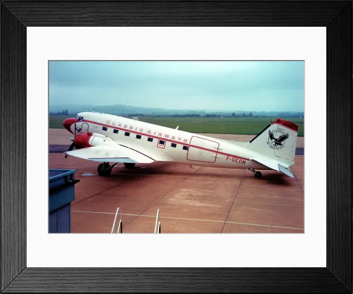 Framed Print : Douglas DC-3C F-GEOM Framed Print : Douglas DC-3C F-GEOM