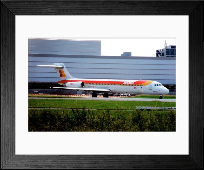 Framed Print : McDonnell Douglas MD-87 EC-FHK Framed Print : McDonnell Douglas MD-87 EC-FHK