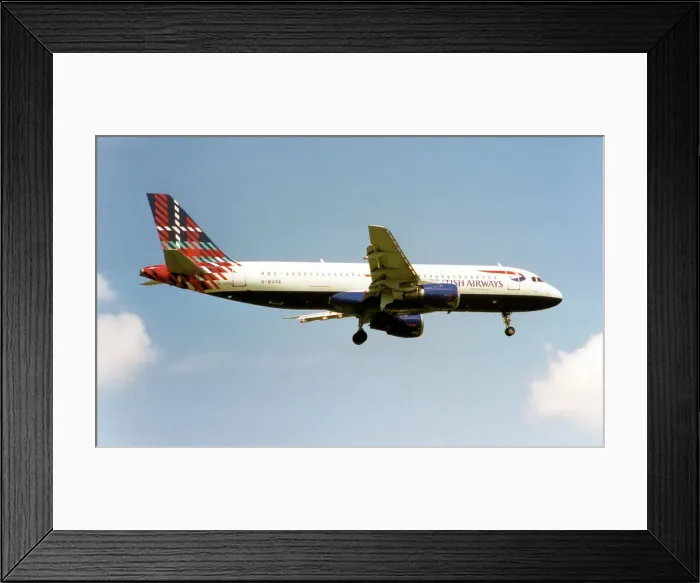 Framed Print : Airbus A320 G-BUSE Isles of Scilly Framed Print : Airbus A320 G-BUSE Isles of Scilly
