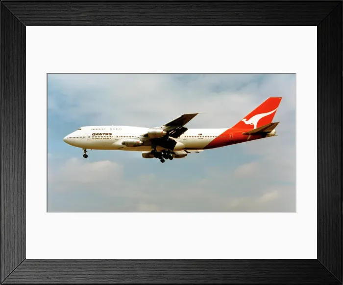 Framed Print : Boeing 747-300 VH-EBW Framed Print : Boeing 747-300 VH-EBW