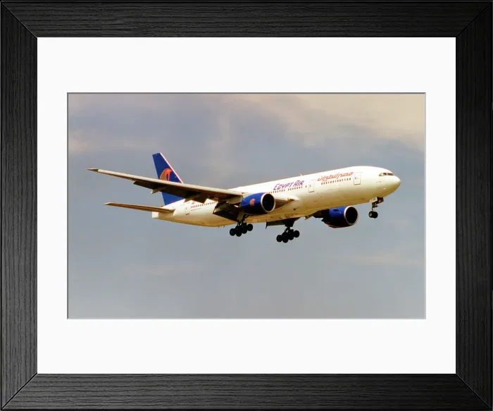 Framed Print : Boeing 777-200 SU-GBS Framed Print : Boeing 777-200 SU-GBS