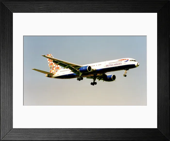 Framed Print : Boeing 757-200 G-BIKT Carisbrooke Castle