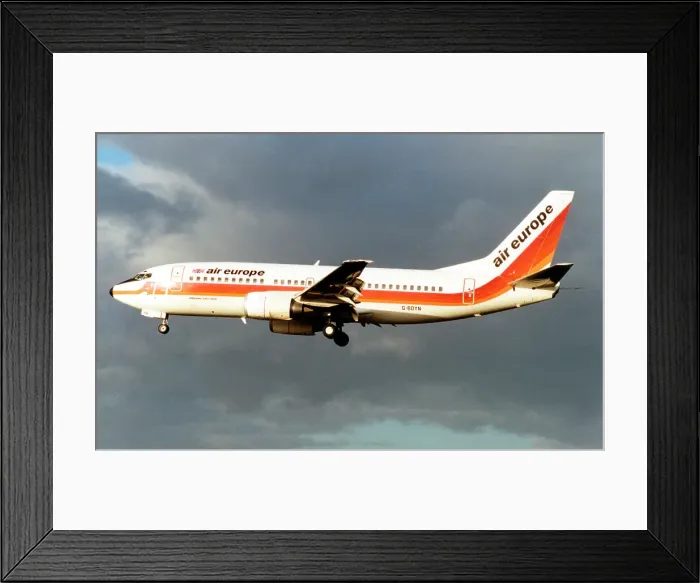 Framed Print : Boeing 737-300 G-BOYN Framed Print : Boeing 737-300 G-BOYN