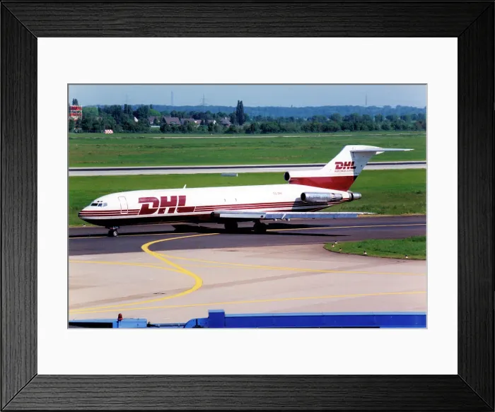 Framed Print : Boeing 727-200 OO-DHK Framed Print : Boeing 727-200 OO-DHK