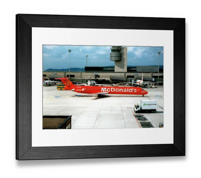 Framed Print : McDonnell Douglas MD-83 HB-IUH Framed Print : McDonnell Douglas MD-83 HB-IUH
