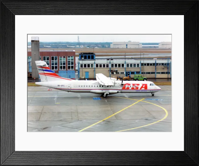 Framed Print : ATR 72 OK-XFC Nitra Framed Print : ATR 72 OK-XFC Nitra