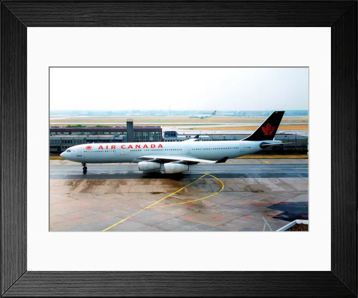 Framed Print : Airbus A340-300 C-FTNQ Framed Print : Airbus A340-300 C-FTNQ