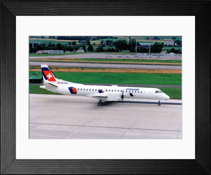Framed Print : SAAB 2000 HB-IZO