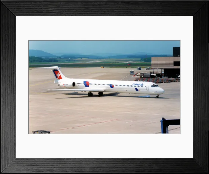 Framed Print : McDonnell Douglas MD-82 HB-INR Framed Print : McDonnell Douglas MD-82 HB-INR
