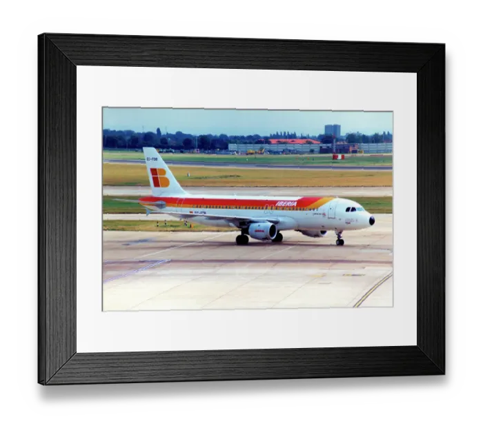 Framed Print : Airbus A320 EC-FDB Lago de Sanabria Framed Print : Airbus A320 EC-FDB Lago de Sanabria