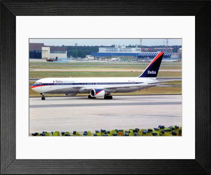 Framed Print : Boeing 767-300 N156DL Framed Print : Boeing 767-300 N156DL
