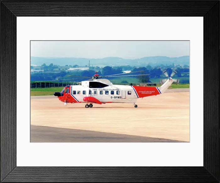 Framed Print : Sikorsky S-61N Mk.II G-BPWB Framed Print : Sikorsky S-61N Mk.II G-BPWB