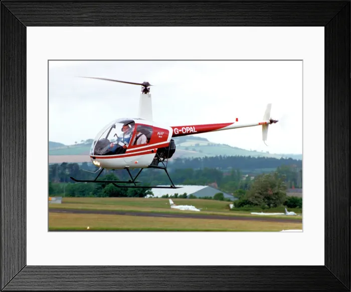 Framed Print : Robinson R22 Beta G-OPAL Framed Print : Robinson R22 Beta G-OPAL