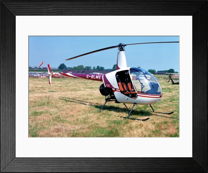 Framed Print : Robinson R22HP G-BLME Framed Print : Robinson R22HP G-BLME