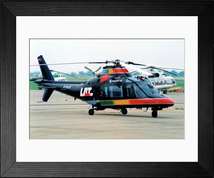 Framed Print : Agusta A109C D-HLAT Framed Print : Agusta A109C D-HLAT