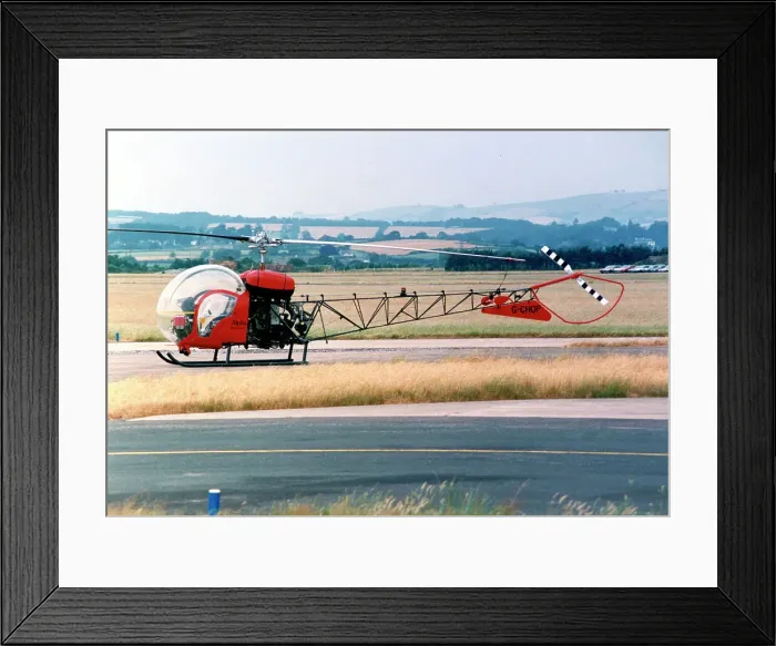 Framed Print : Westland / Agusta-Bell Sioux AH..1 G-CHOP Framed Print : Westland / Agusta-Bell Sioux AH..1 G-CHOP