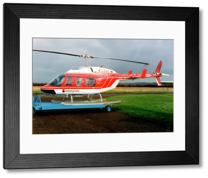Framed Print : Bell 206L LongRanger III G-SEAN