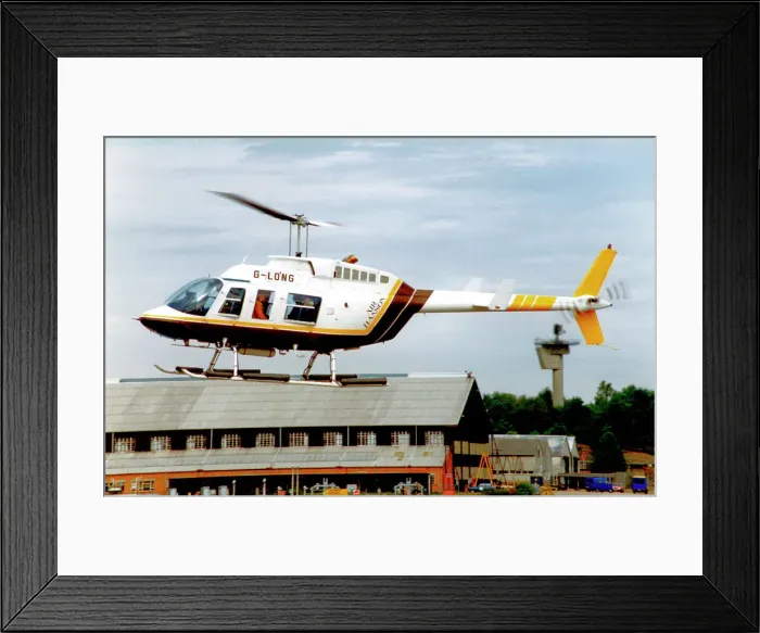 Framed Print : Bell 206L Long Ranger G-LONG Framed Print : Bell 206L Long Ranger G-LONG