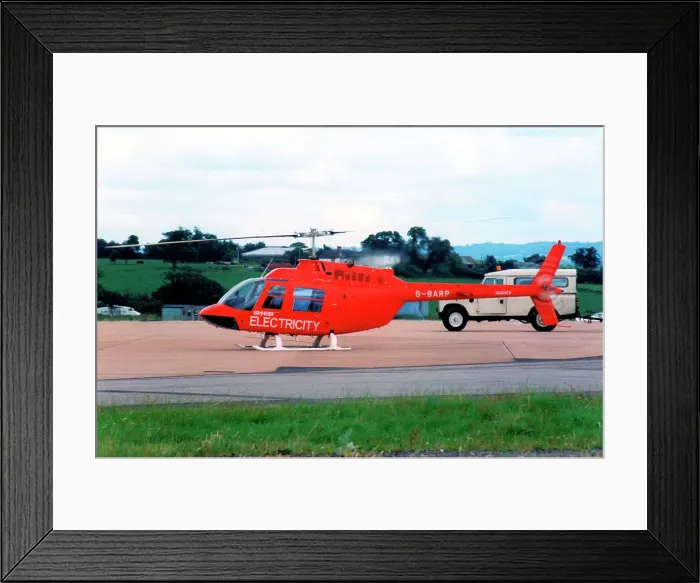 Framed Print : Bell 206B-3 Jet Ranger III G-BARP Framed Print : Bell 206B-3 Jet Ranger III G-BARP