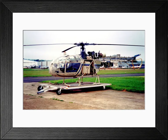 Framed Print : Sud Aviation SE.313B Alouette II F-GCGN Framed Print : Sud Aviation SE.313B Alouette II F-GCGN