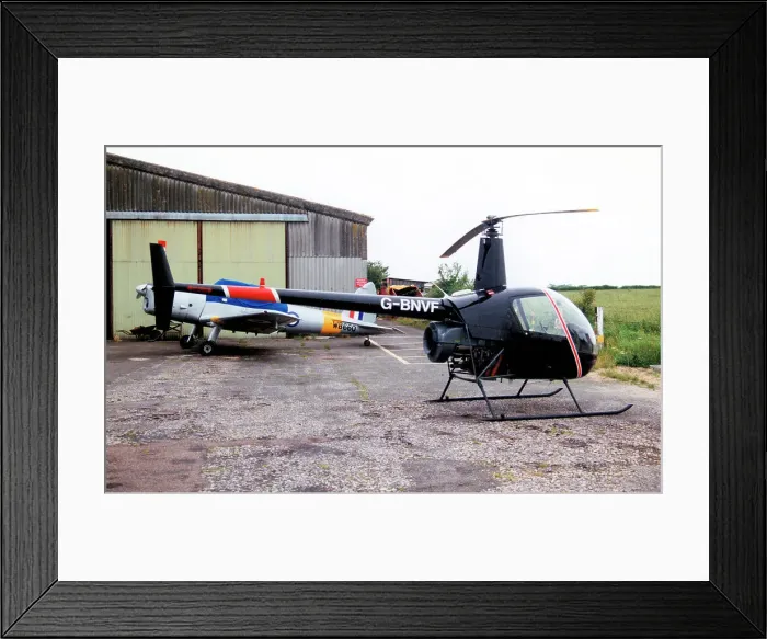 Framed Print : Robinson R22 Beta G-BNVF Framed Print : Robinson R22 Beta G-BNVF