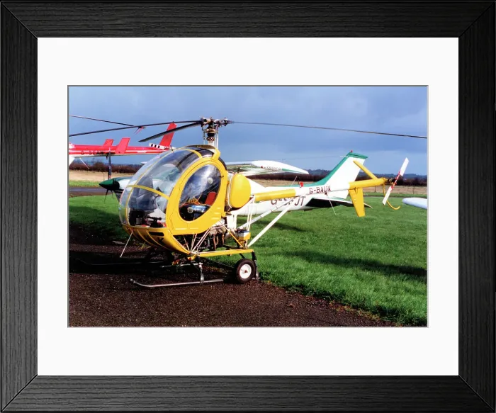 Framed Print : Hughes 269C G-BAUK Framed Print : Hughes 269C G-BAUK