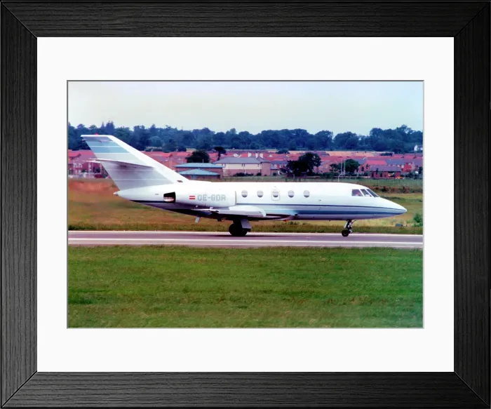 Framed Print : Dassault Falcon 20D OE-GDR Framed Print : Dassault Falcon 20D OE-GDR