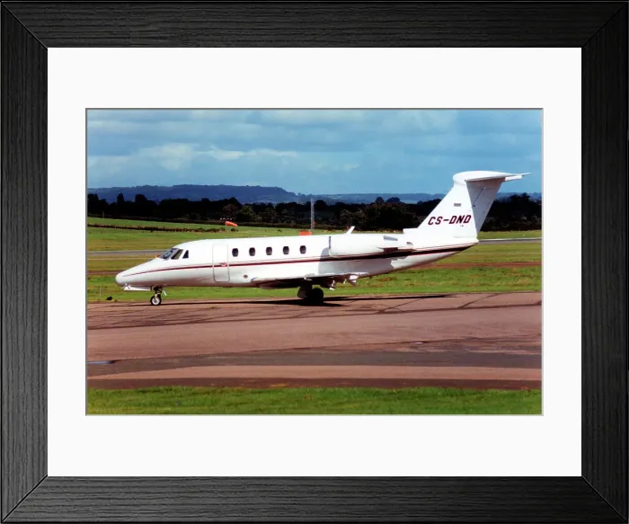 Framed Print : Cessna 650 Citation III CS-DND Framed Print : Cessna 650 Citation III CS-DND