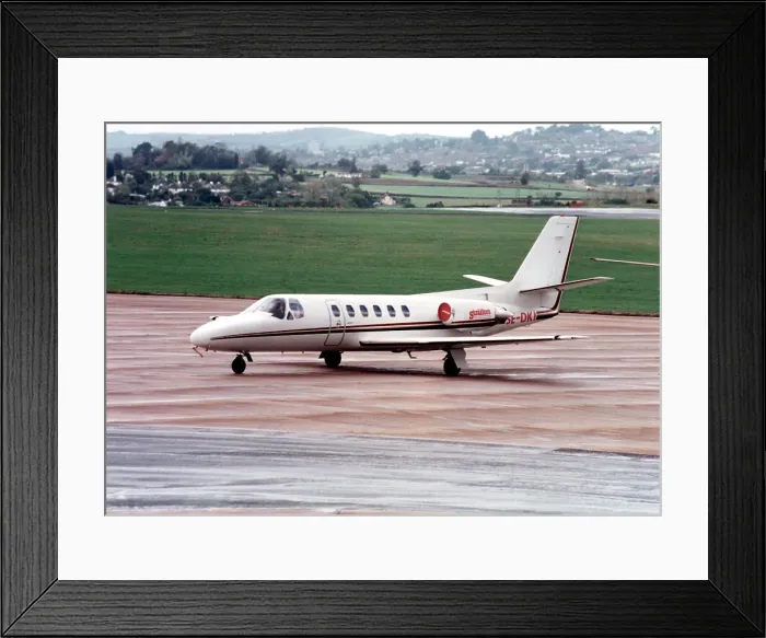 Framed Print : Cessna S550 Citation SII SE-DKI Framed Print : Cessna S550 Citation SII SE-DKI