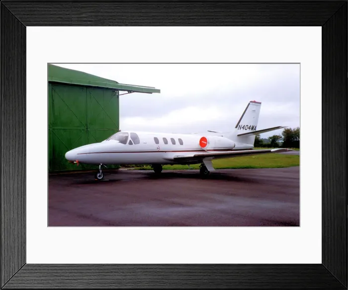 Framed Print : Cessna 500 Citation I N404MA Framed Print : Cessna 500 Citation I N404MA